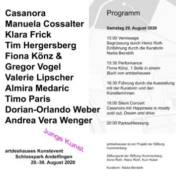 Art des Hauses Ausstellung News Valerie Lipscher