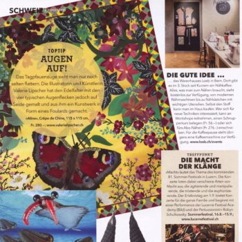 Foulard Aline von Valerie Lipscher in der Brigitte