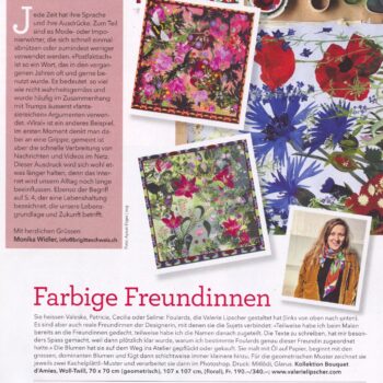 Farbige Freundinnen Bouquet des amies Valerie Lipscher