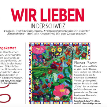 Foulard Daisy in der freundin