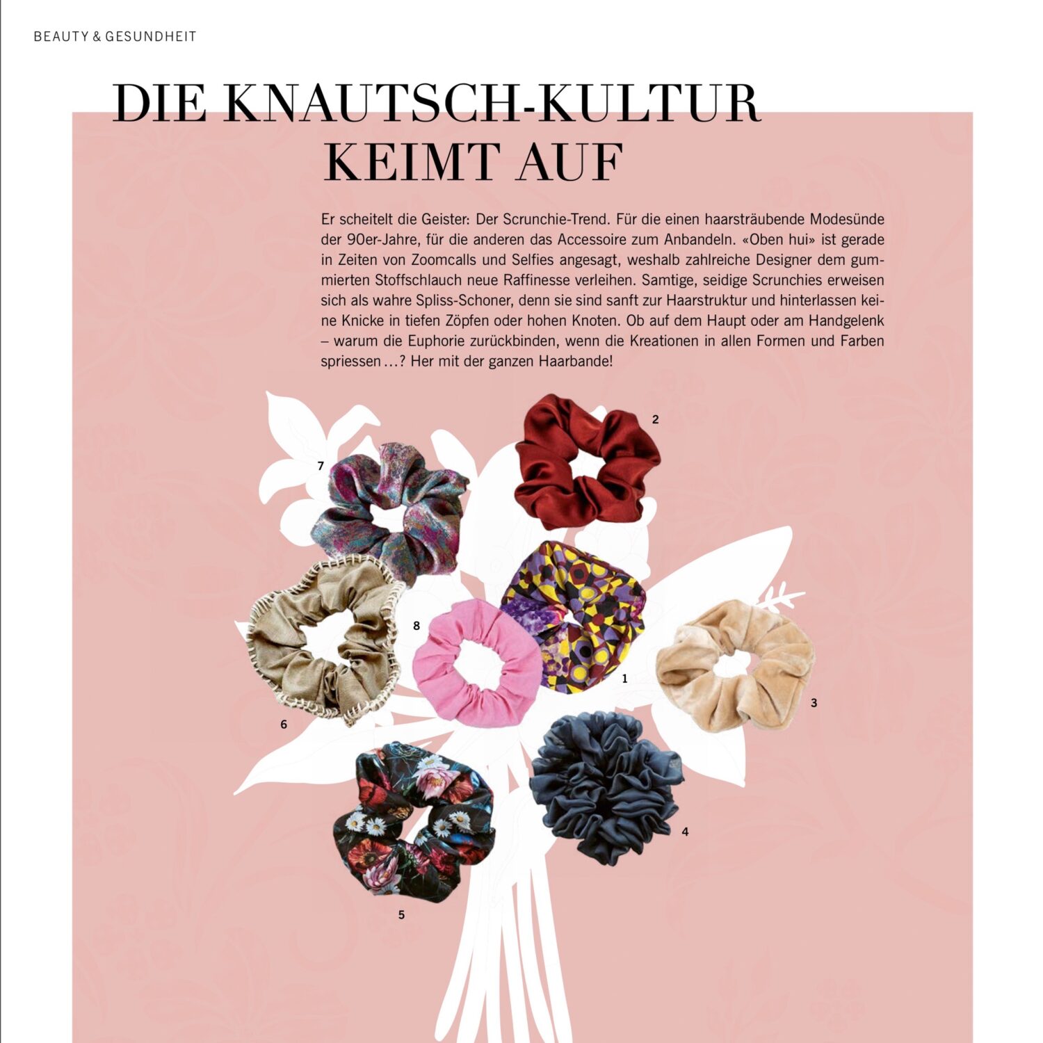 Scrunchie Anja von Valerie Lipscher im Mis Magazin