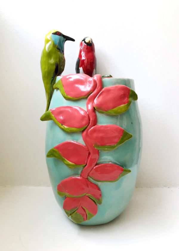 Vase-Tropical-Bird-4-Valerie-Lipscher