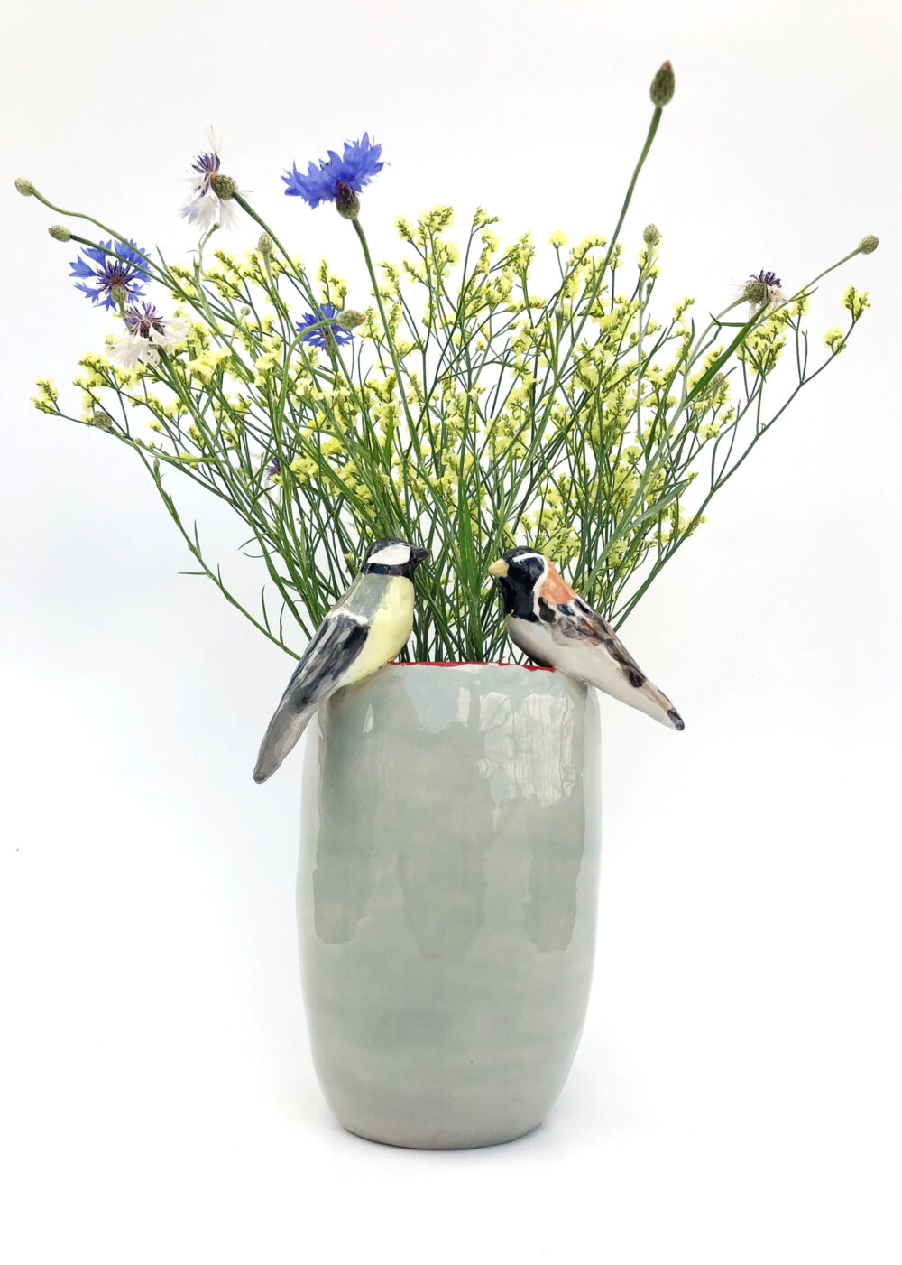 Vase Swiss Birds 35 Valerie Lipscher