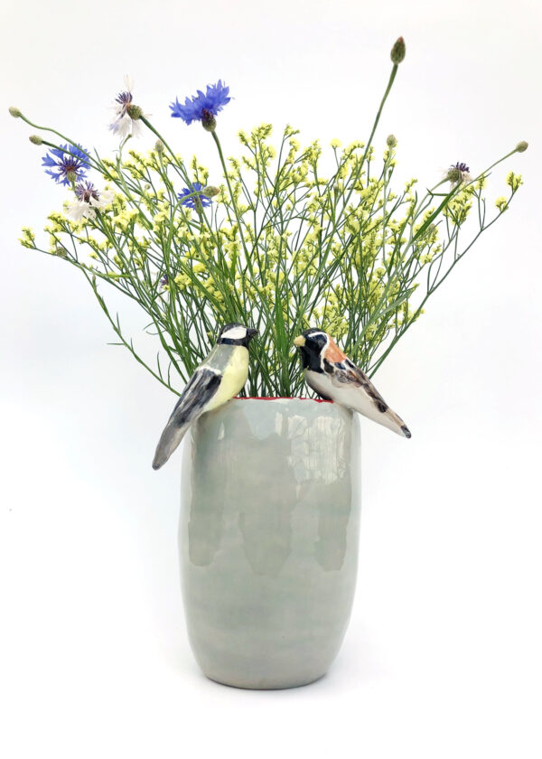 Vase Swiss Birds 35 Valerie Lipscher