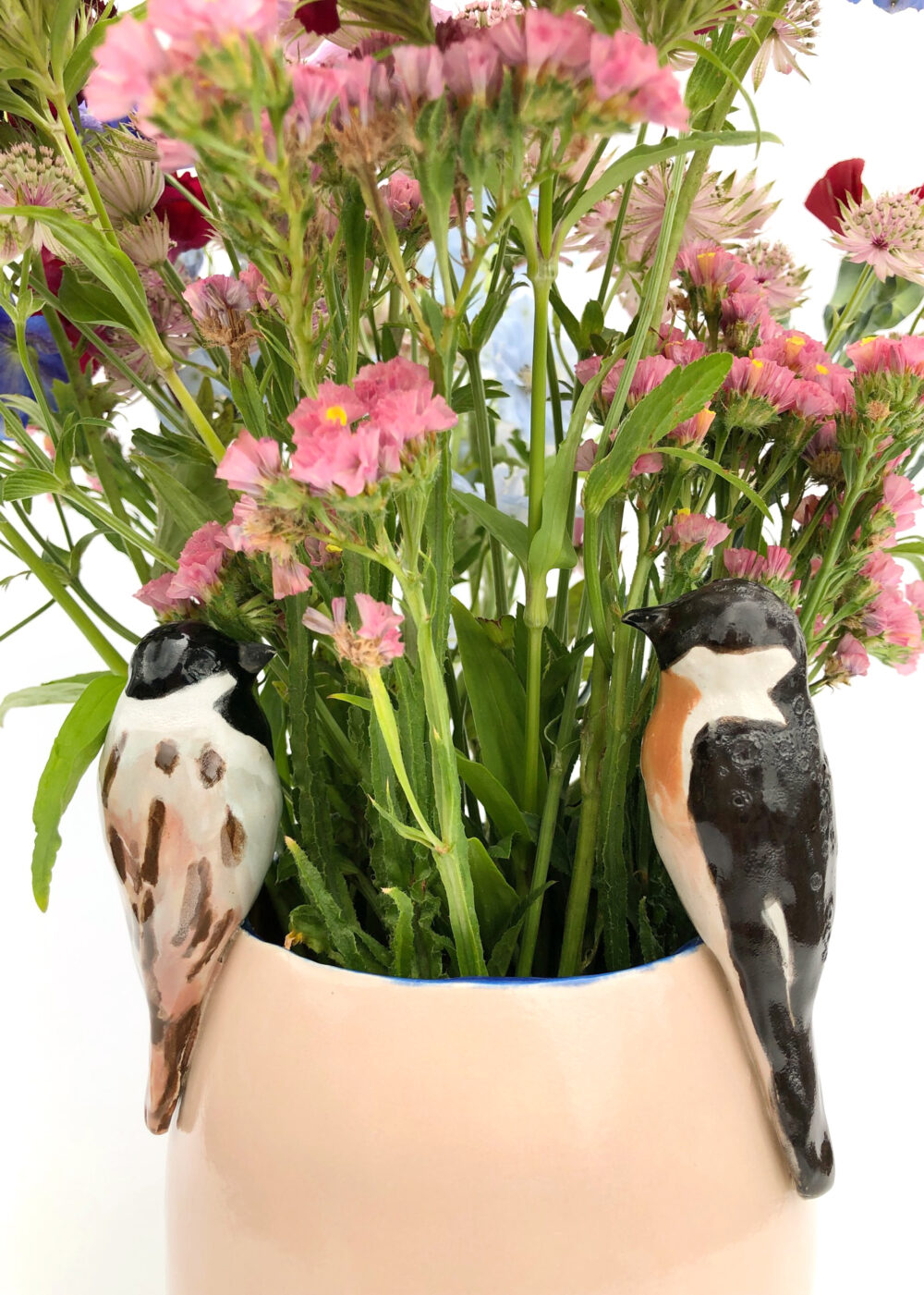 Vase Swiss Birds 37 Valerie Lipscher