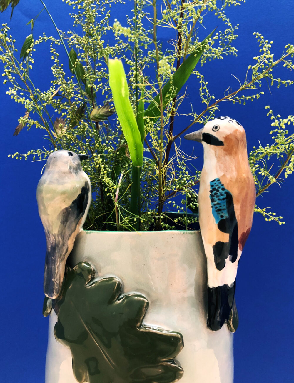 Vase Swiss Birds 41 Valerie Lipscher