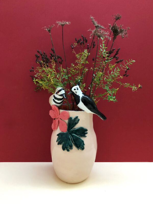 Vase Swiss Birds 51 Valerie Lipscher
