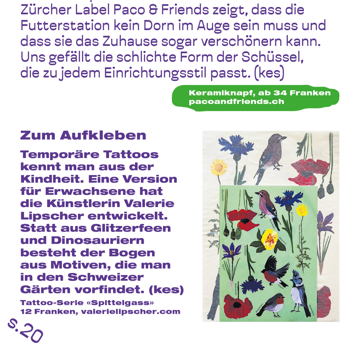 Züritipp Valerie Lipscher